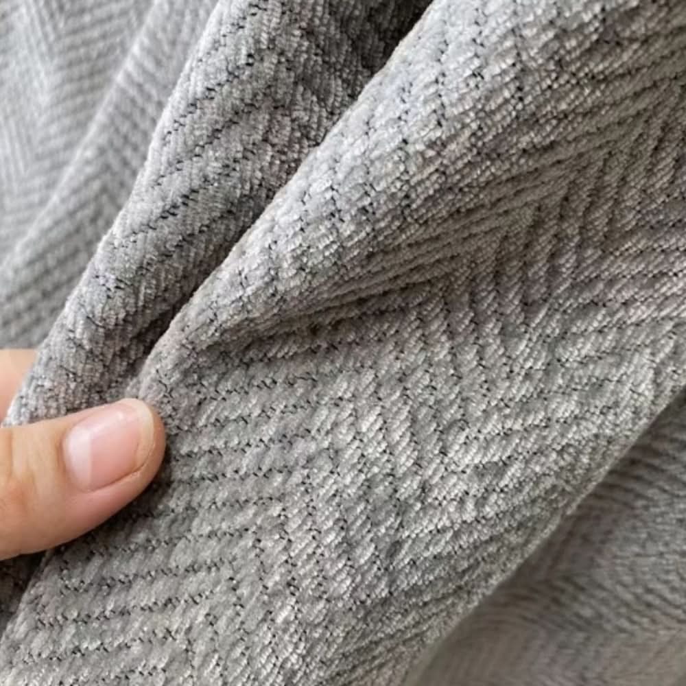 ChenilleChic Minimalistischer Sofabezug - strukturierter Chenille-Stoff, elegante zeitgemäße Silhouette