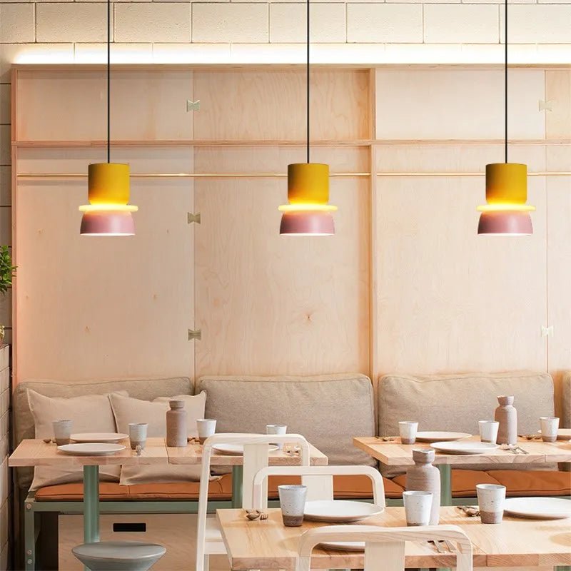 AstraLume Warm White LED Pendant Lighting Collection — Bulbs Included, Single Source, Hanging Metal Cord