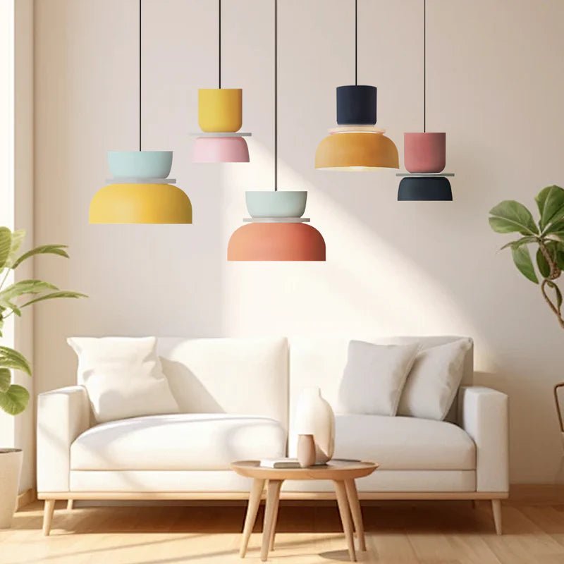 AstraLume Warm White LED Pendant Lighting Collection — Bulbs Included, Single Source, Hanging Metal Cord