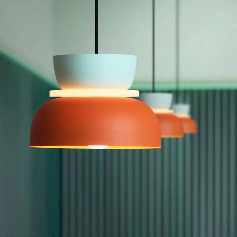 AstraLume Warm White LED Pendant Lighting Collection — Bulbs Included, Single Source, Hanging Metal Cord