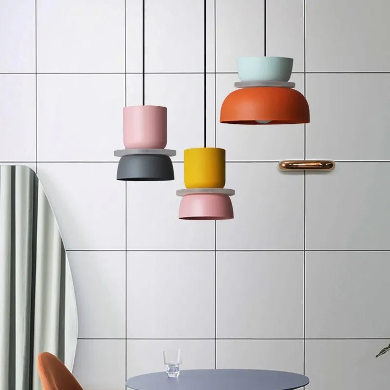 AstraLume Warm White LED Pendant Lighting Collection — Bulbs Included, Single Source, Hanging Metal Cord