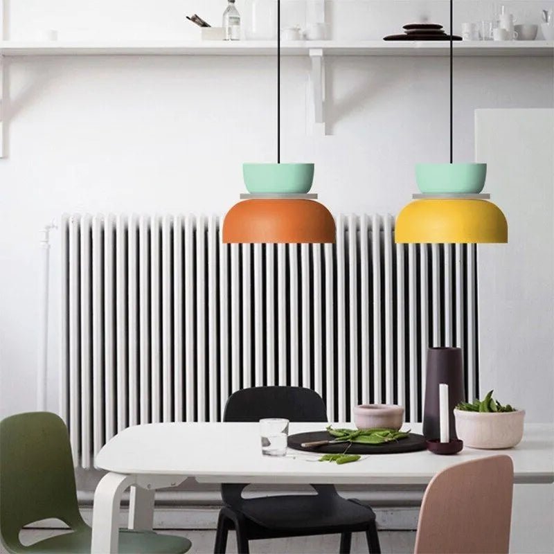 AstraLume Warm White LED Pendant Lighting Collection — Bulbs Included, Single Source, Hanging Metal Cord