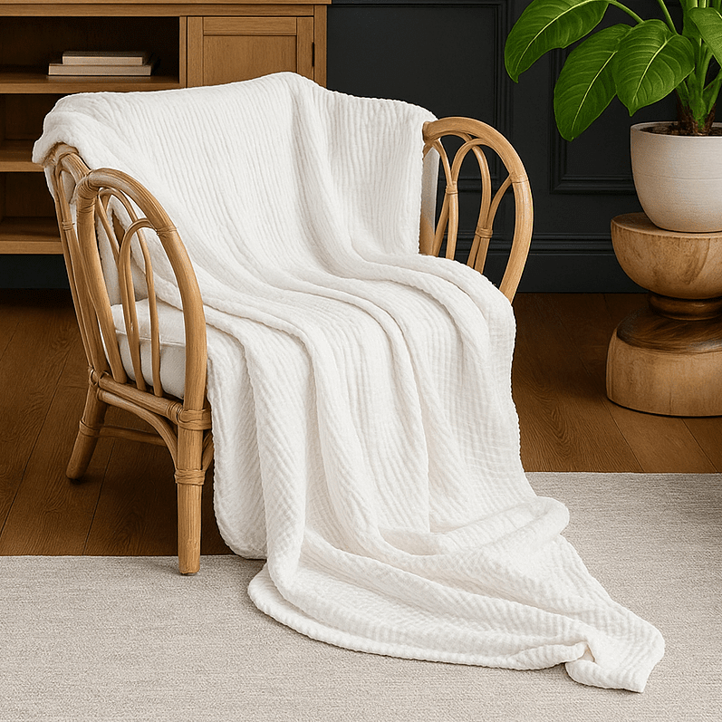 Chillné Breathable Cotton Cooling Bed Blanket