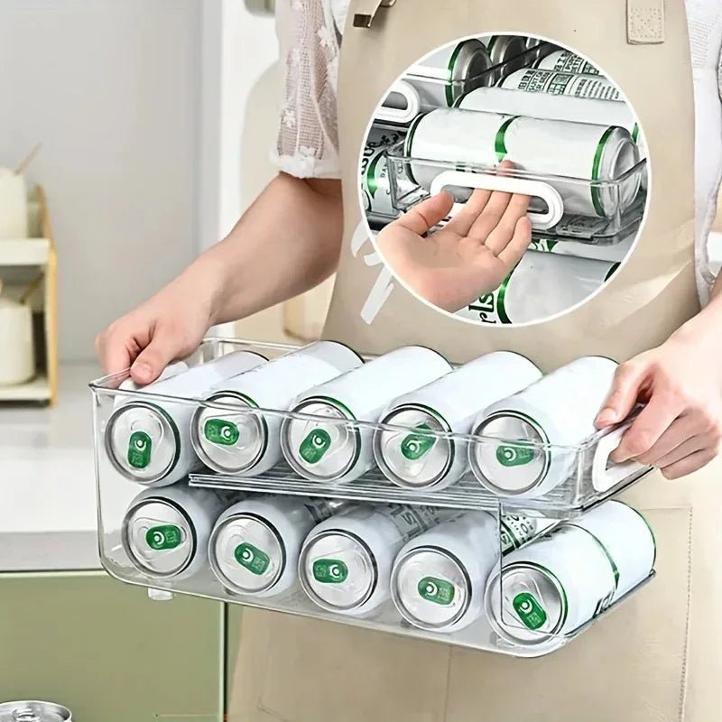 Dispenser rotante per lattine a due livelli CHILLTIER — Design ad alimentazione automatica