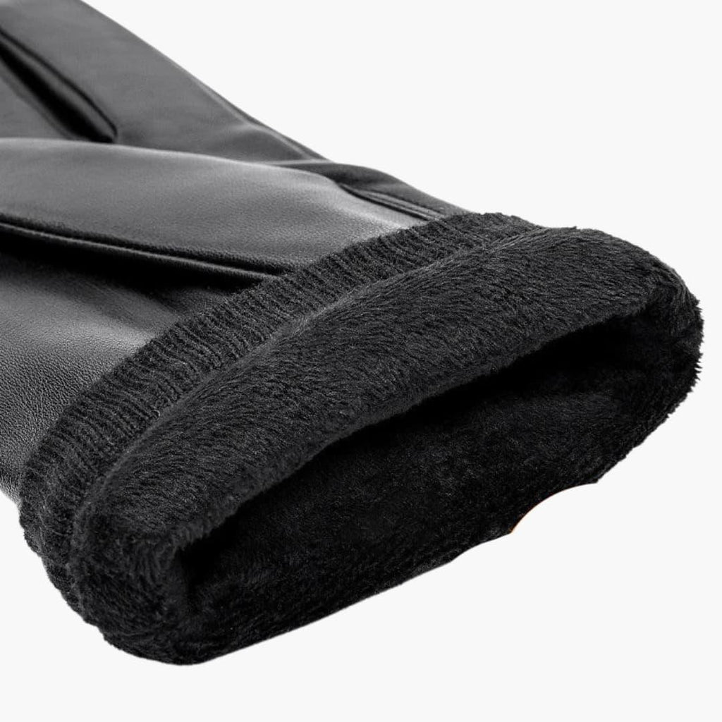 Citywear Leather Insulated Winter Gloves — Premium Outer Shell, Soft Interior Lining, Tailored Fit