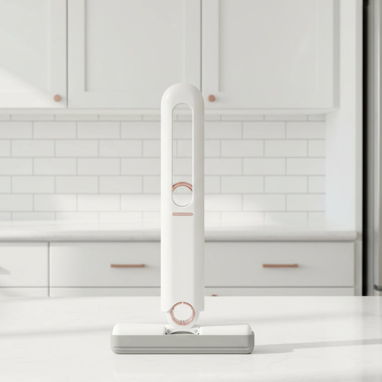 CleanEasy önkicsavaró mini felmosó — kézhasználat nélküli csavarómechanizmus, kompakt kialakítás