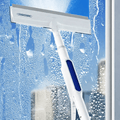 CleanView 3-In-1 Window Wiper — Microfiber Head, Built-In Spray, Streak-Free Finish