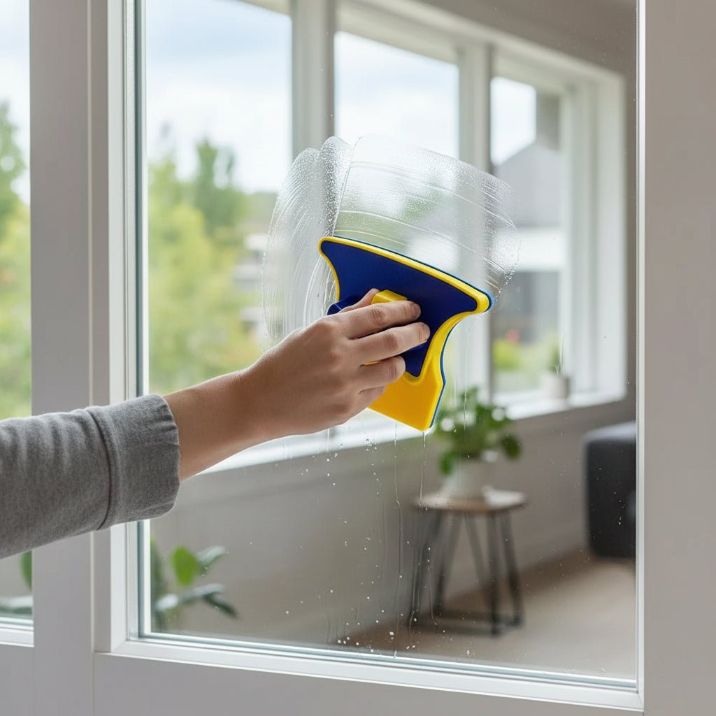 ClearSaver kétoldalas mágneses ablaktisztító — 1.2m-es biztonsági zsinórral