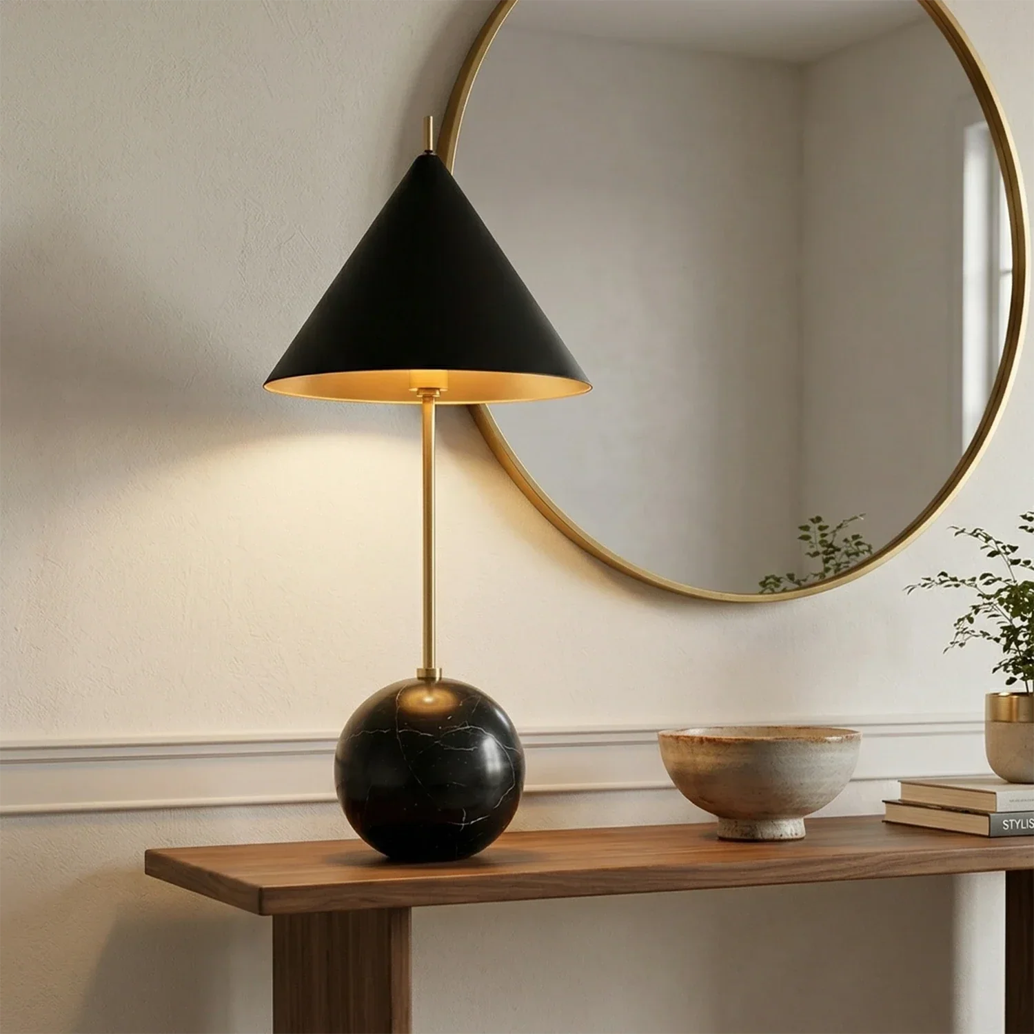 Cleon Orb Base Table Lamp | wildoxy