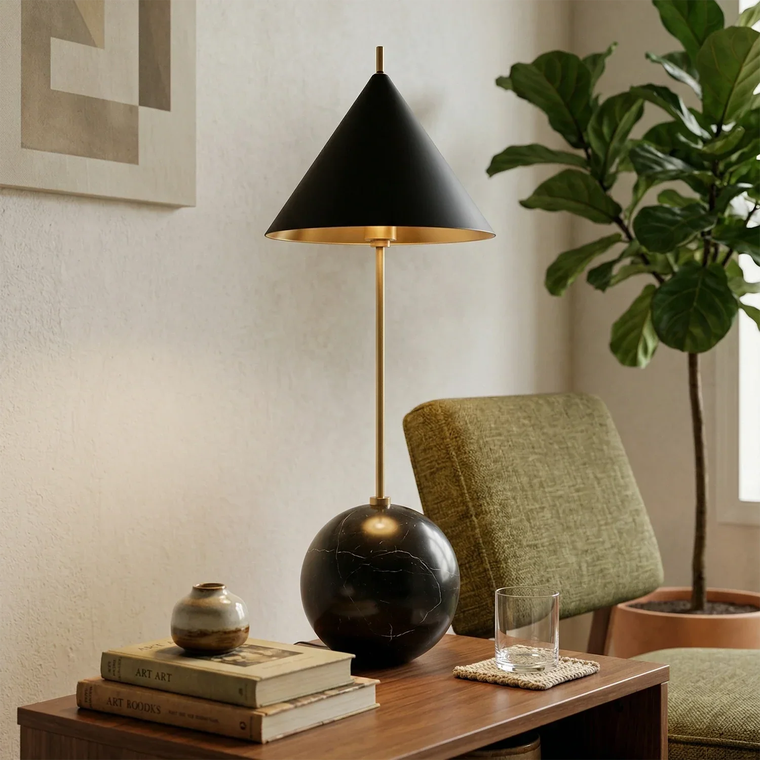 Cleon Orb Base Table Lamp | wildoxy