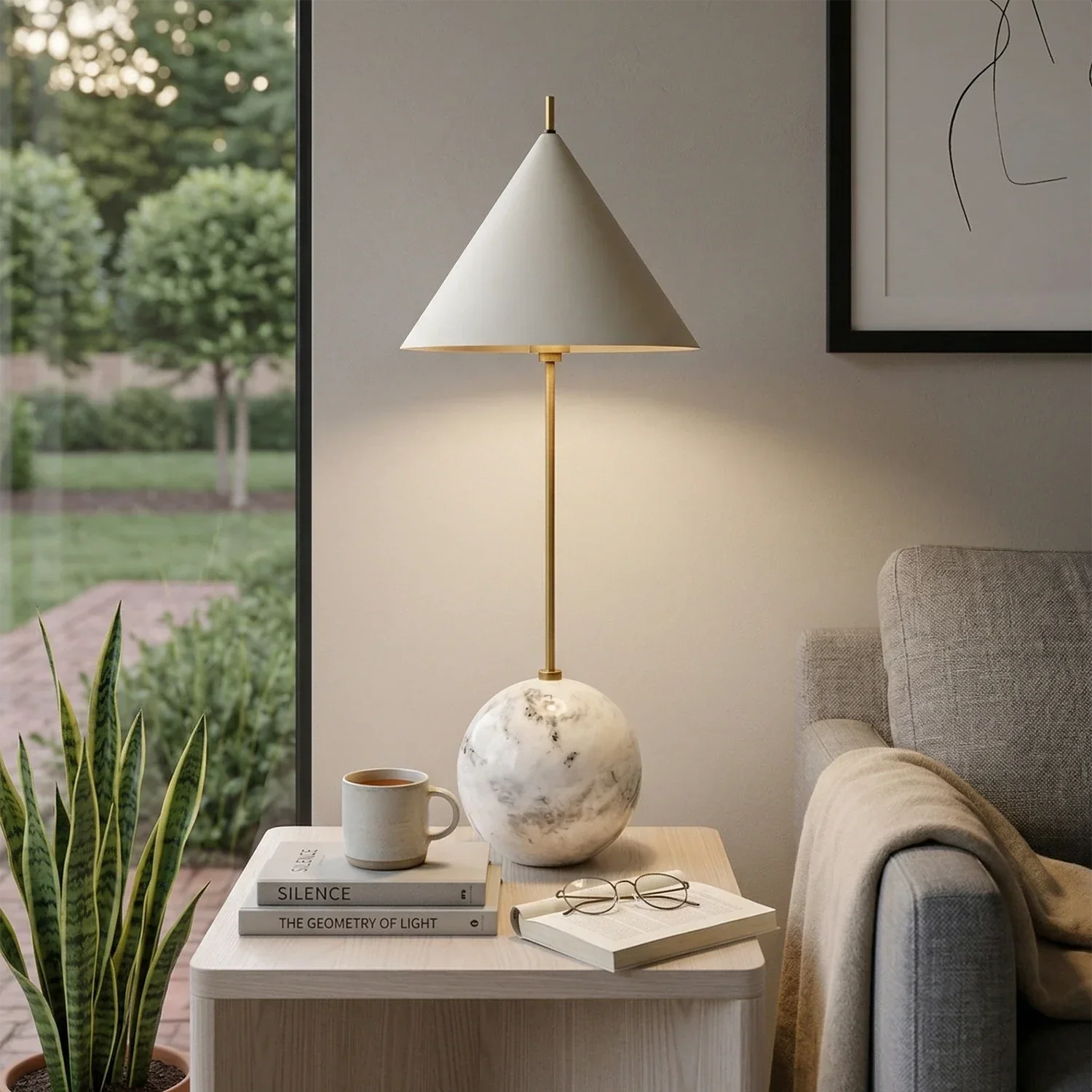 Cleon Orb Base Table Lamp | wildoxy