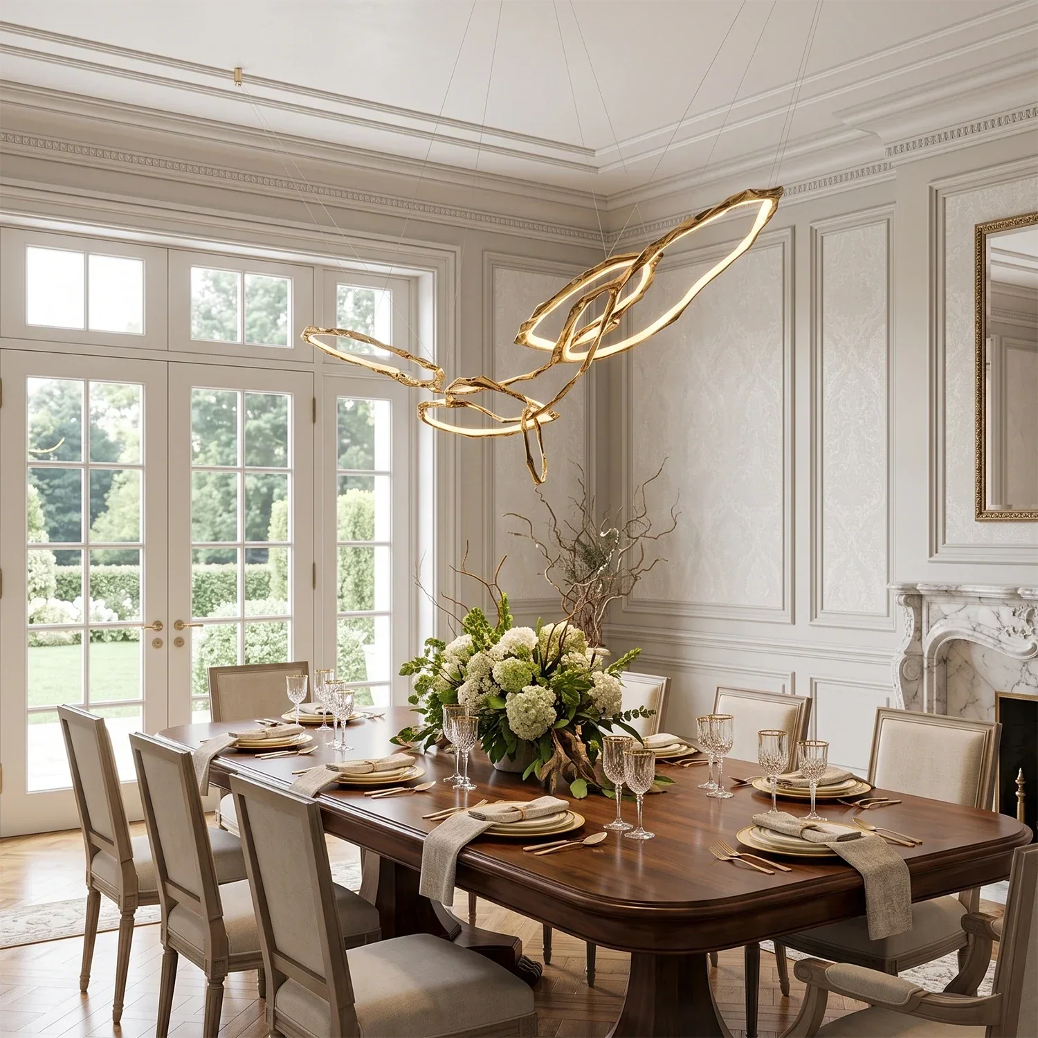Cloud Rings Series Chandelier | wildoxy