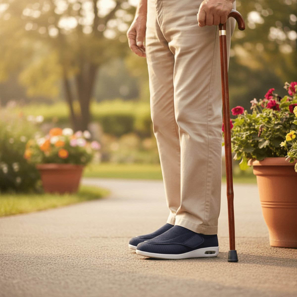 Comfortfit široké boty — polstrovaná pěnová stélka, prostorná špička