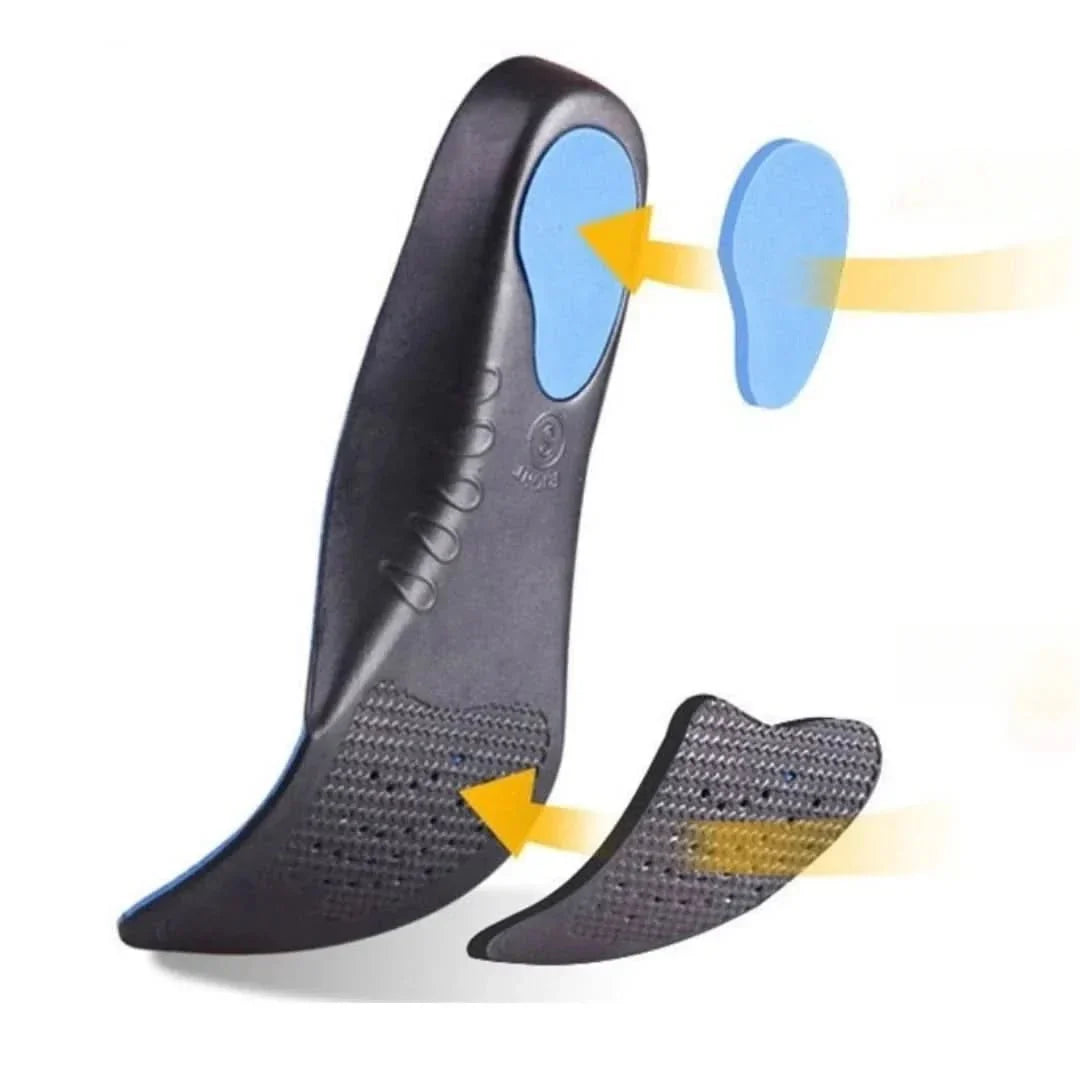 Comfortix gelové vložky do bot — měkké pohodlí, absorpce nárazů, každodenní podpora