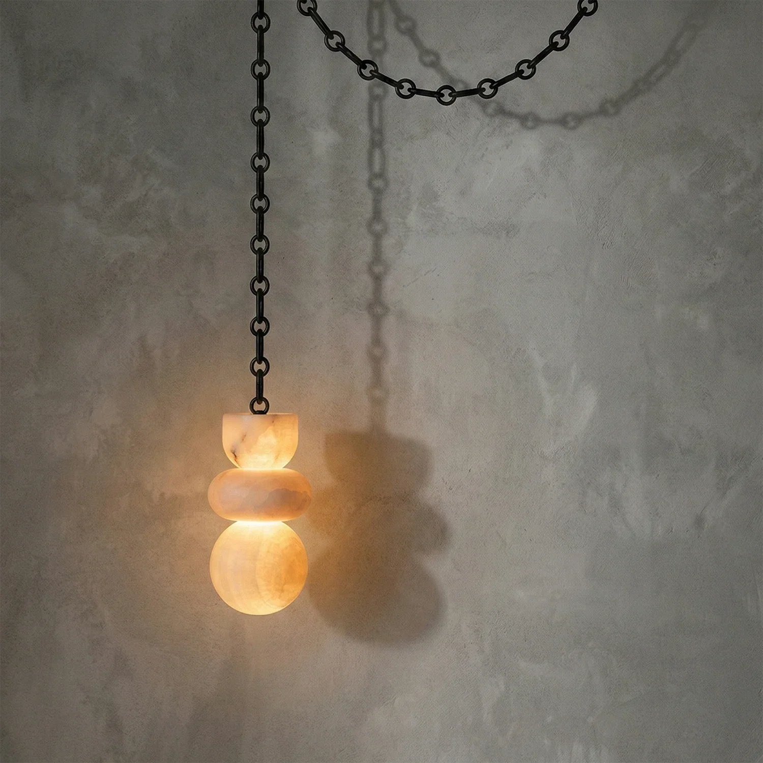 Lykka Alabaster Cluster Chandelier | wildoxy