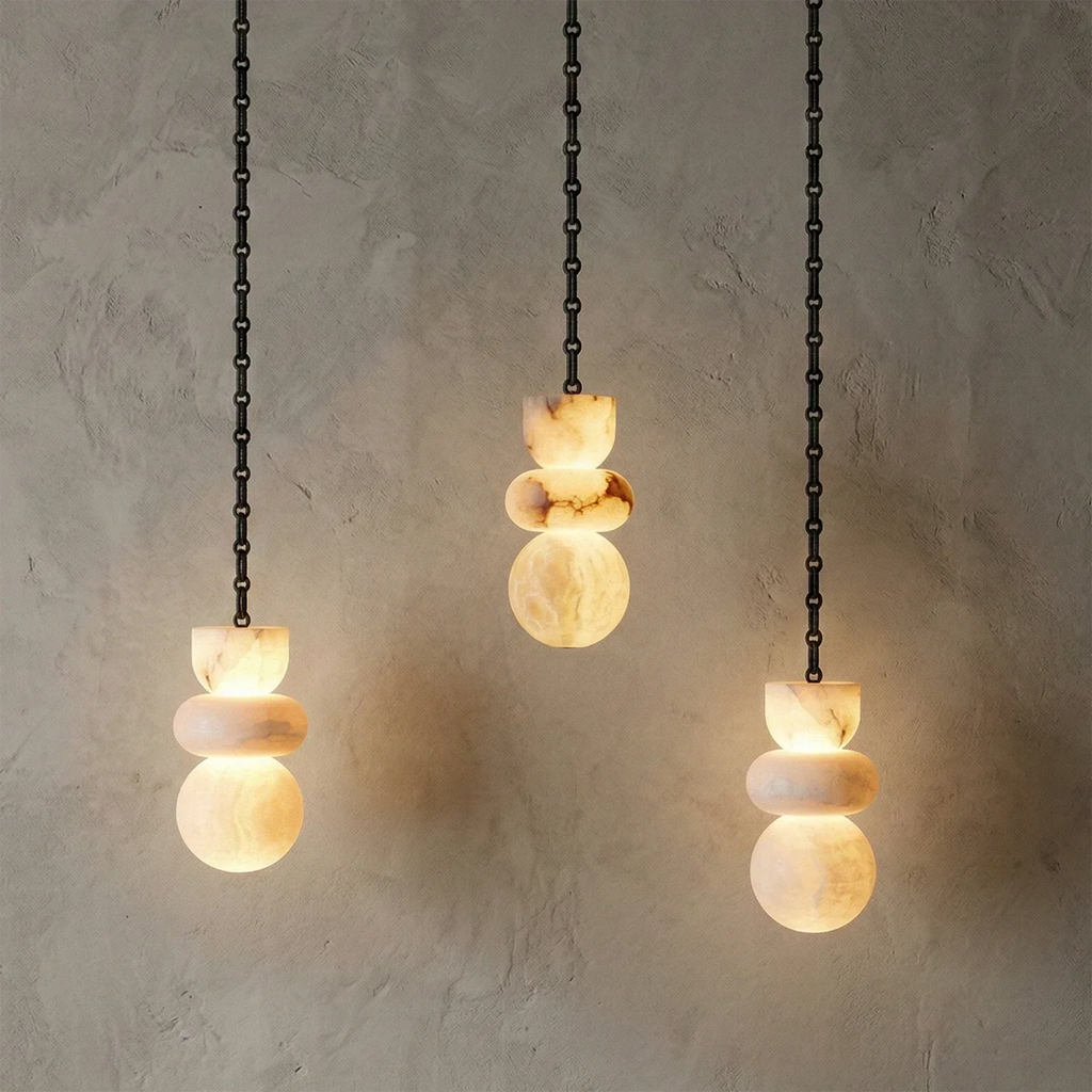 Lykka Alabaster Cluster Chandelier | wildoxy