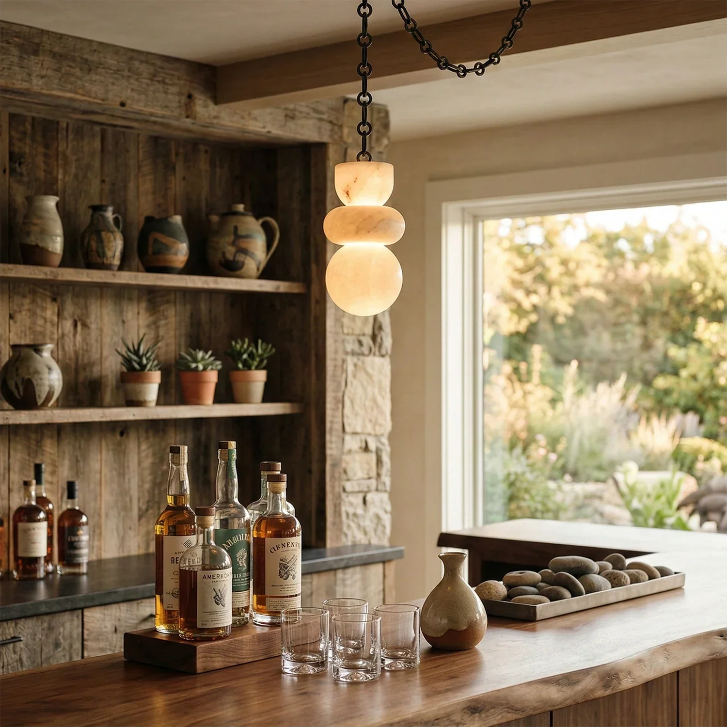 Lykka Alabaster Cluster Chandelier | wildoxy