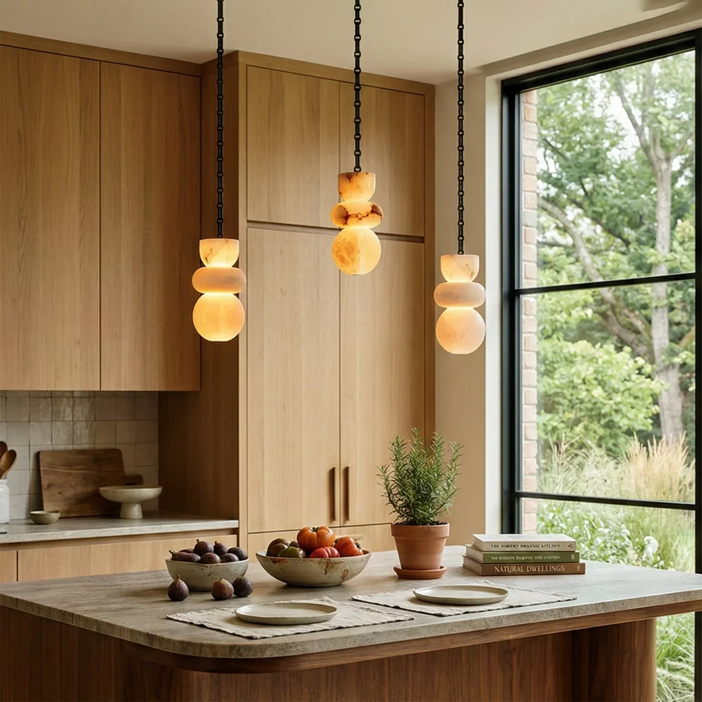 Lykka Alabaster Cluster Chandelier | wildoxy