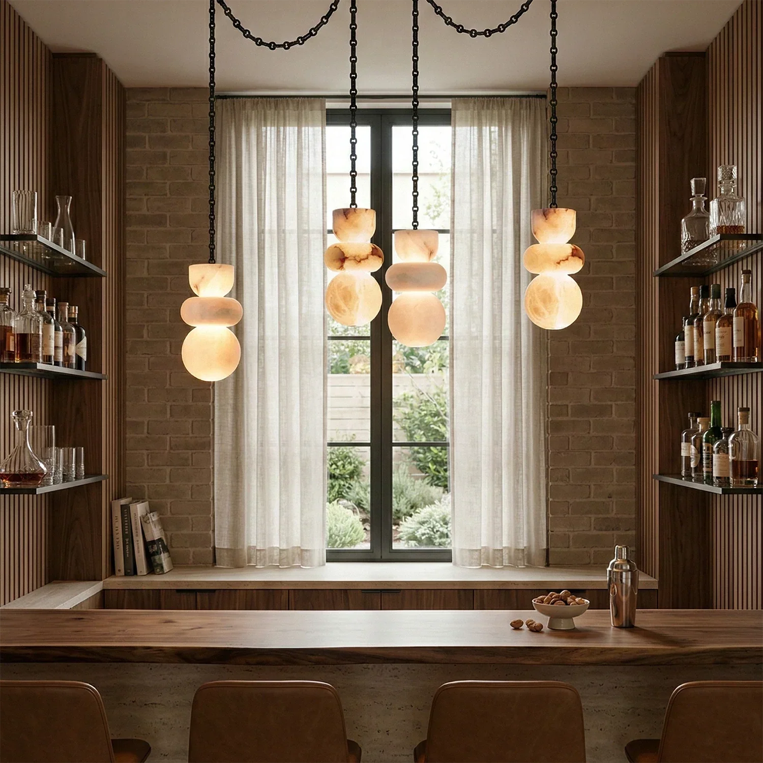 Lykka Alabaster Cluster Chandelier | wildoxy