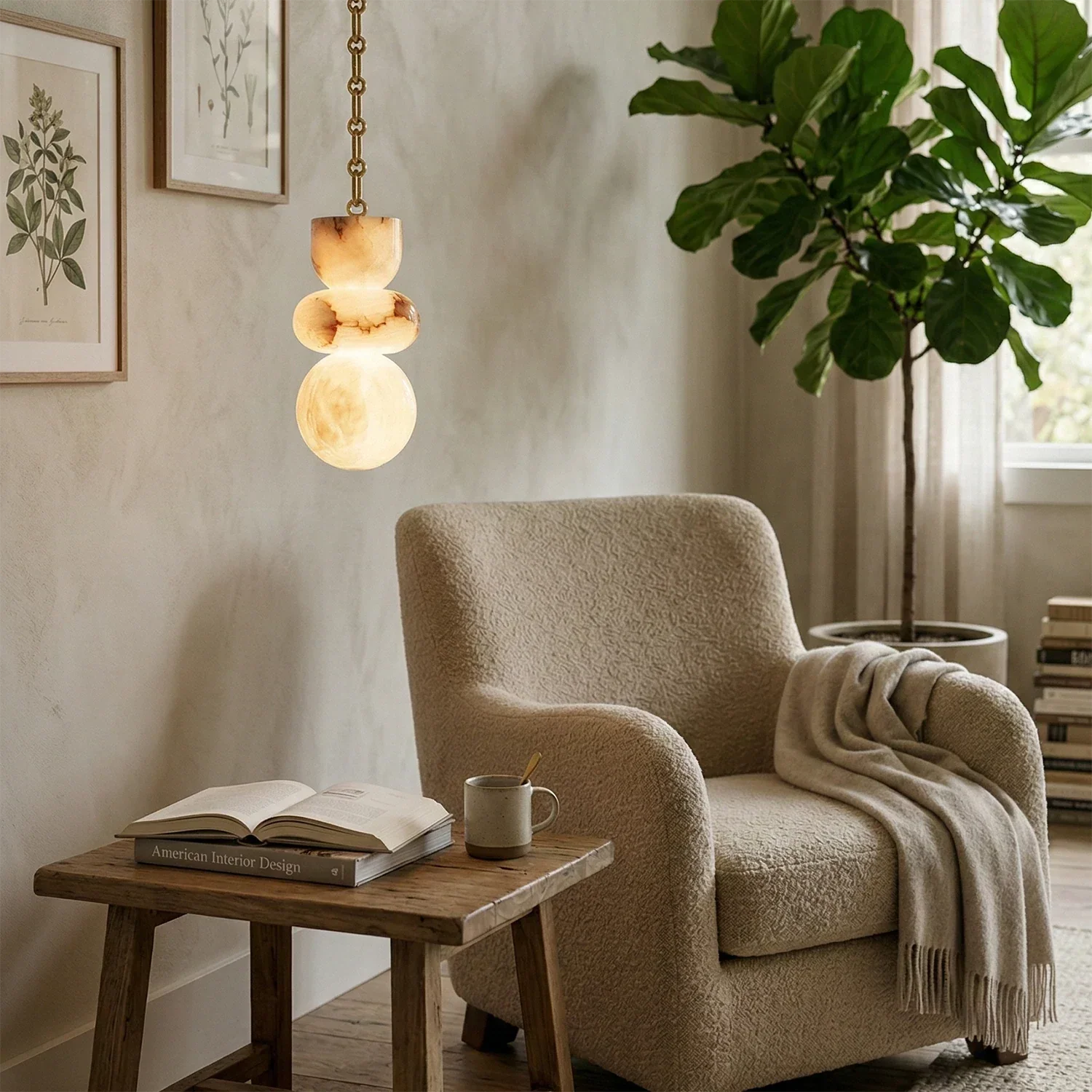 Lykka Alabaster Cluster Chandelier | wildoxy
