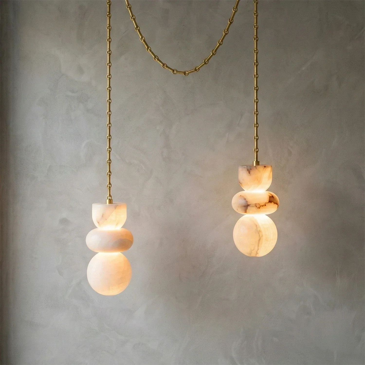 Lykka Alabaster Cluster Chandelier | wildoxy