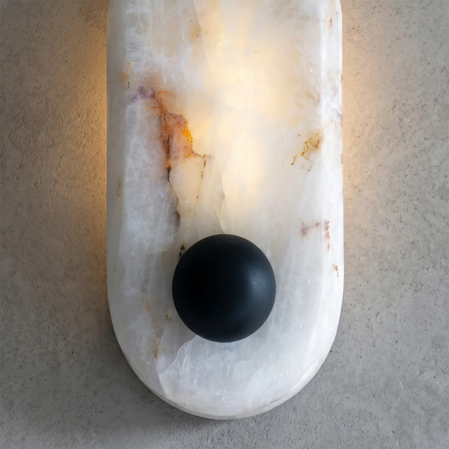 Contemporary Capsule Alabaster Wall Light | wildoxy