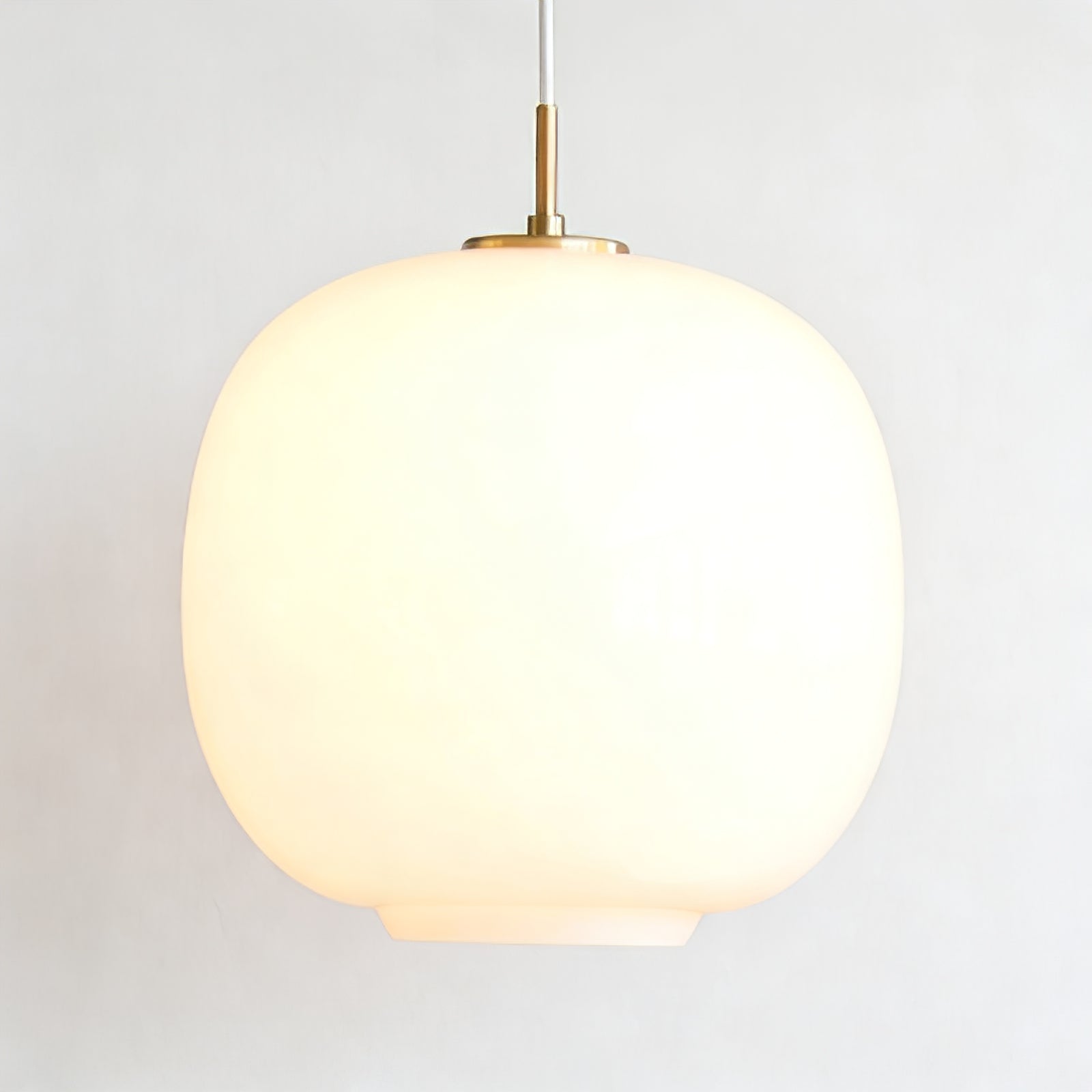 Contemporary Opal Glass Pendant Lamp | wildoxy