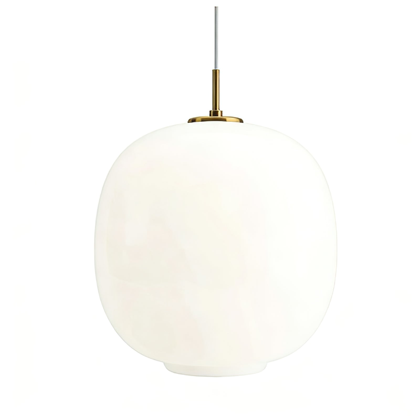 Contemporary Opal Glass Pendant Lamp | wildoxy