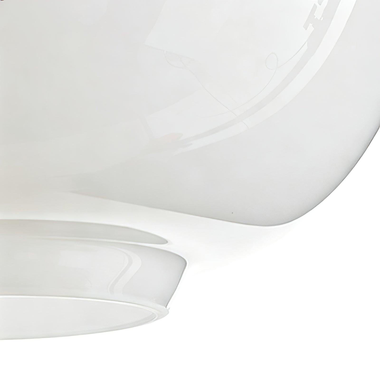 Contemporary Opal Glass Pendant Lamp | wildoxy
