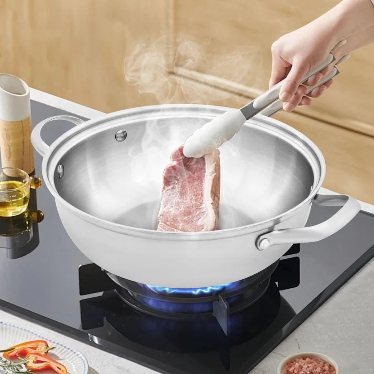 CookSphere nerezový hrnec o průměru 26cm — rovnoměrné rozložení tepla