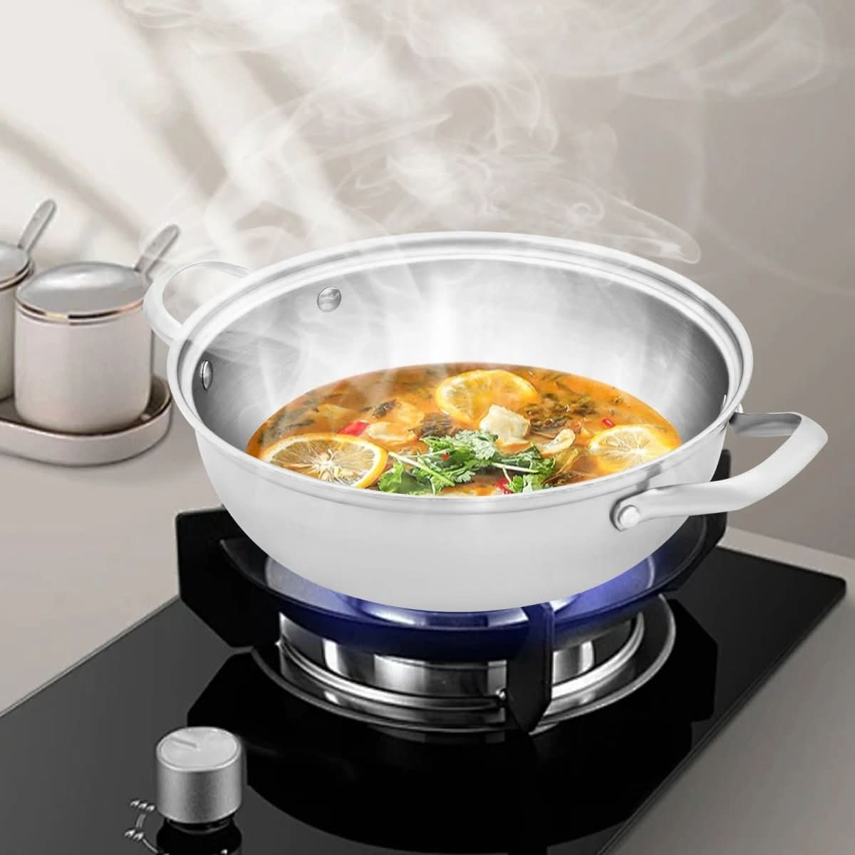 CookSphere nerezový hrnec o průměru 26cm — rovnoměrné rozložení tepla