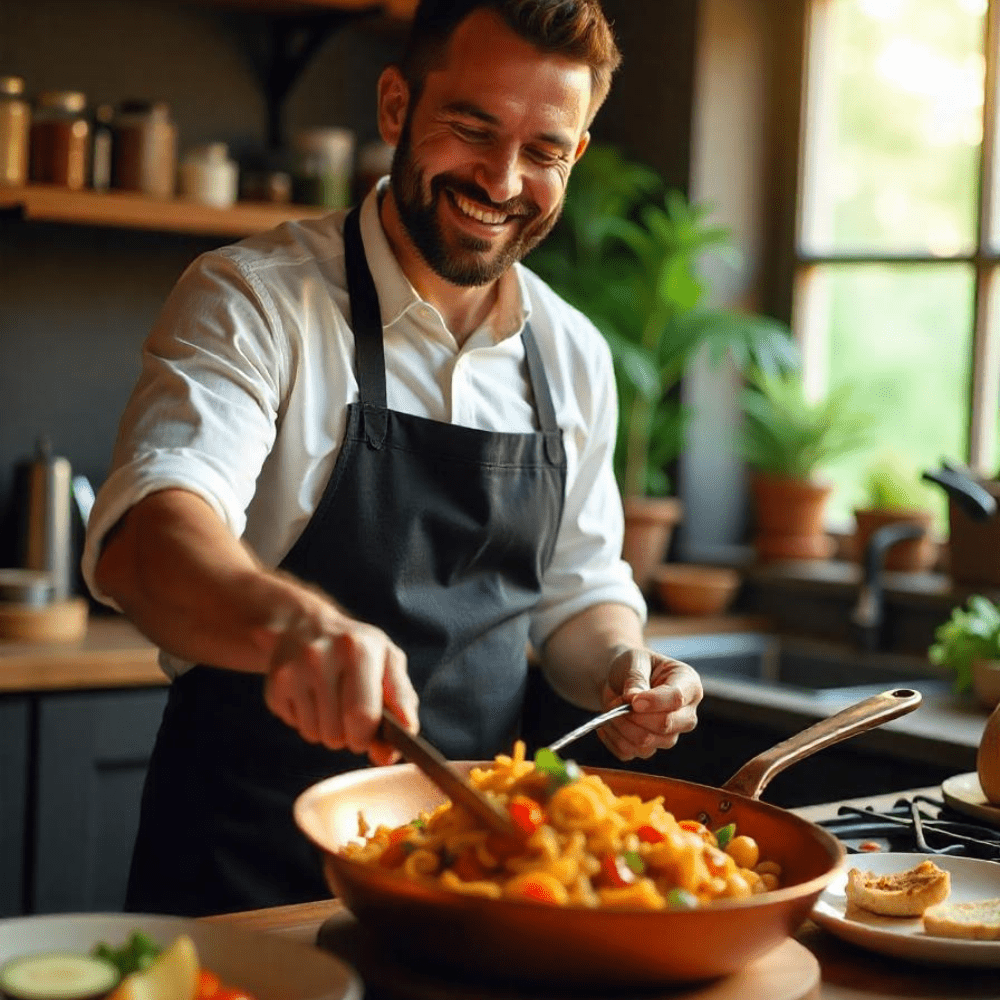 Profesionální pánev Copper Pan — rychlý ohřev, nepřilnavý povrch
