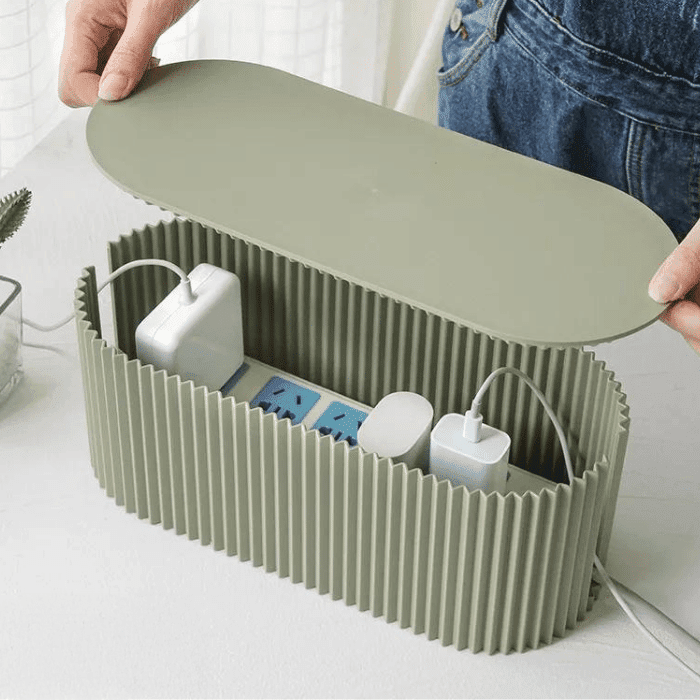 Prémiový box na uspořádání kabelů CORDÉRA — elegantní moderní design