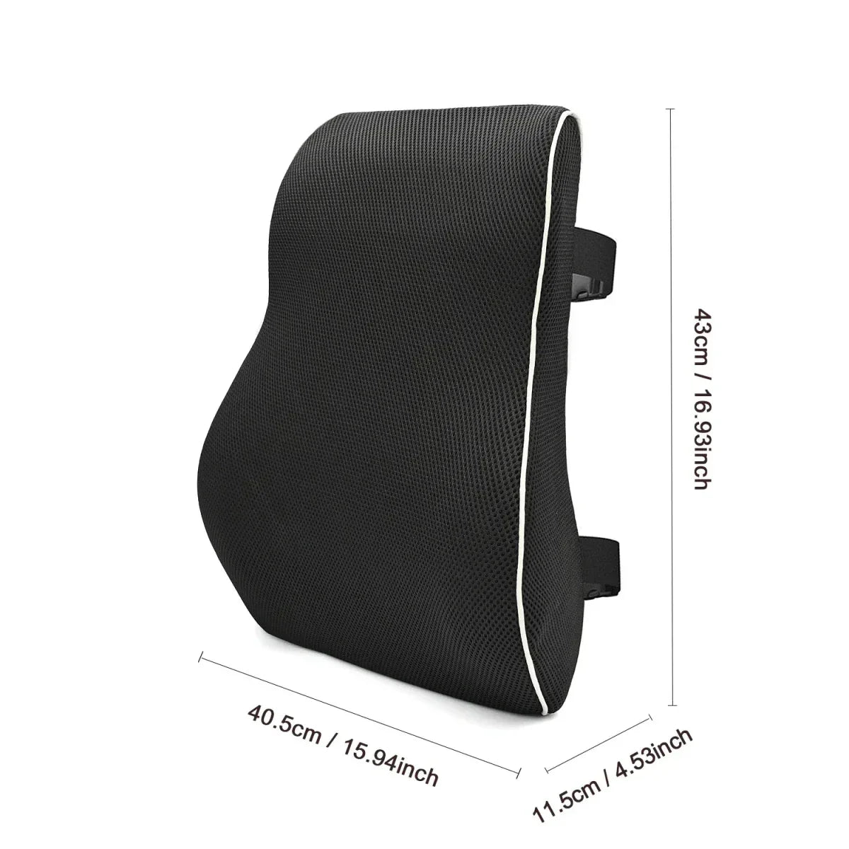 CoreSpine Memory Foam Back Support Pillow — Ergonomic Spine Contour, Adaptive Lumbar Shape