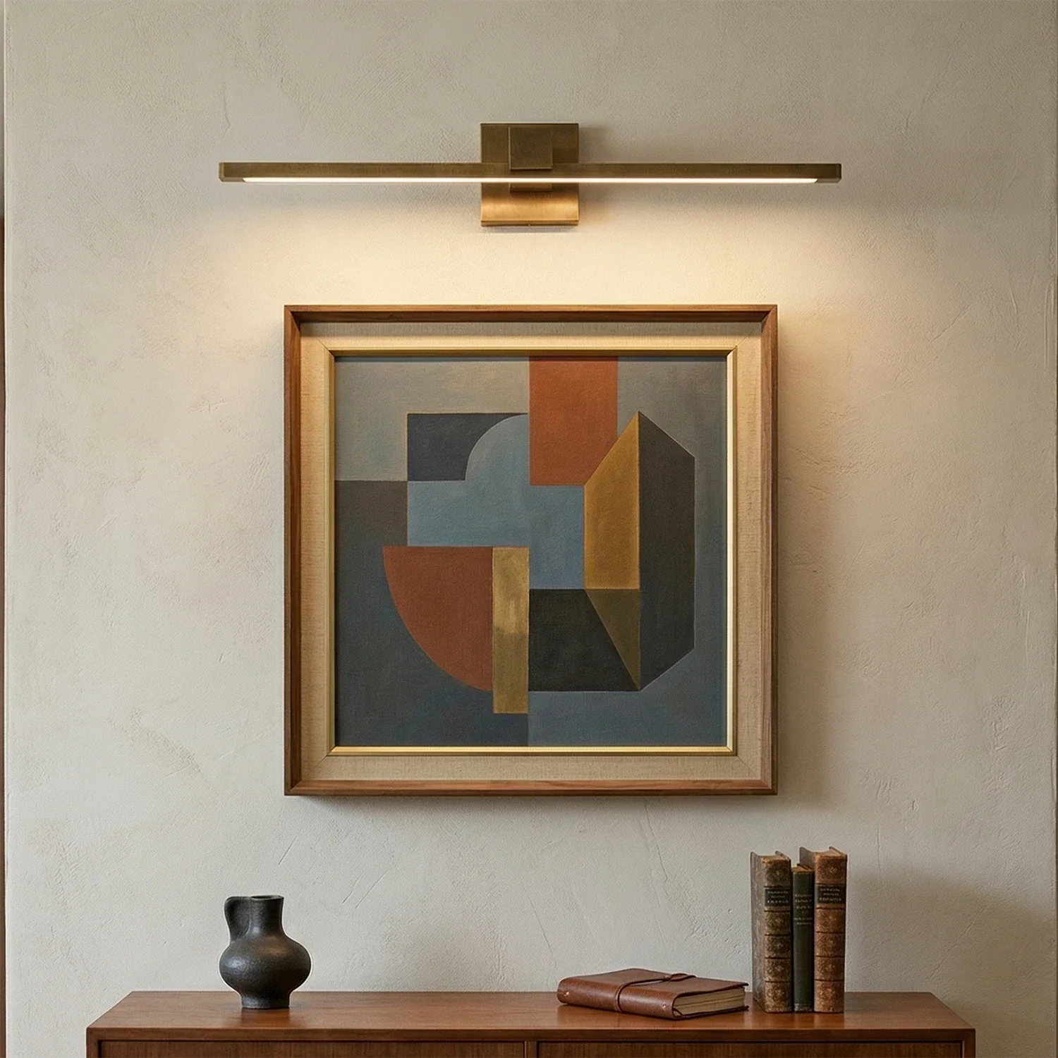 Corinth Brass Picture Light Wall Sconce | wildoxy