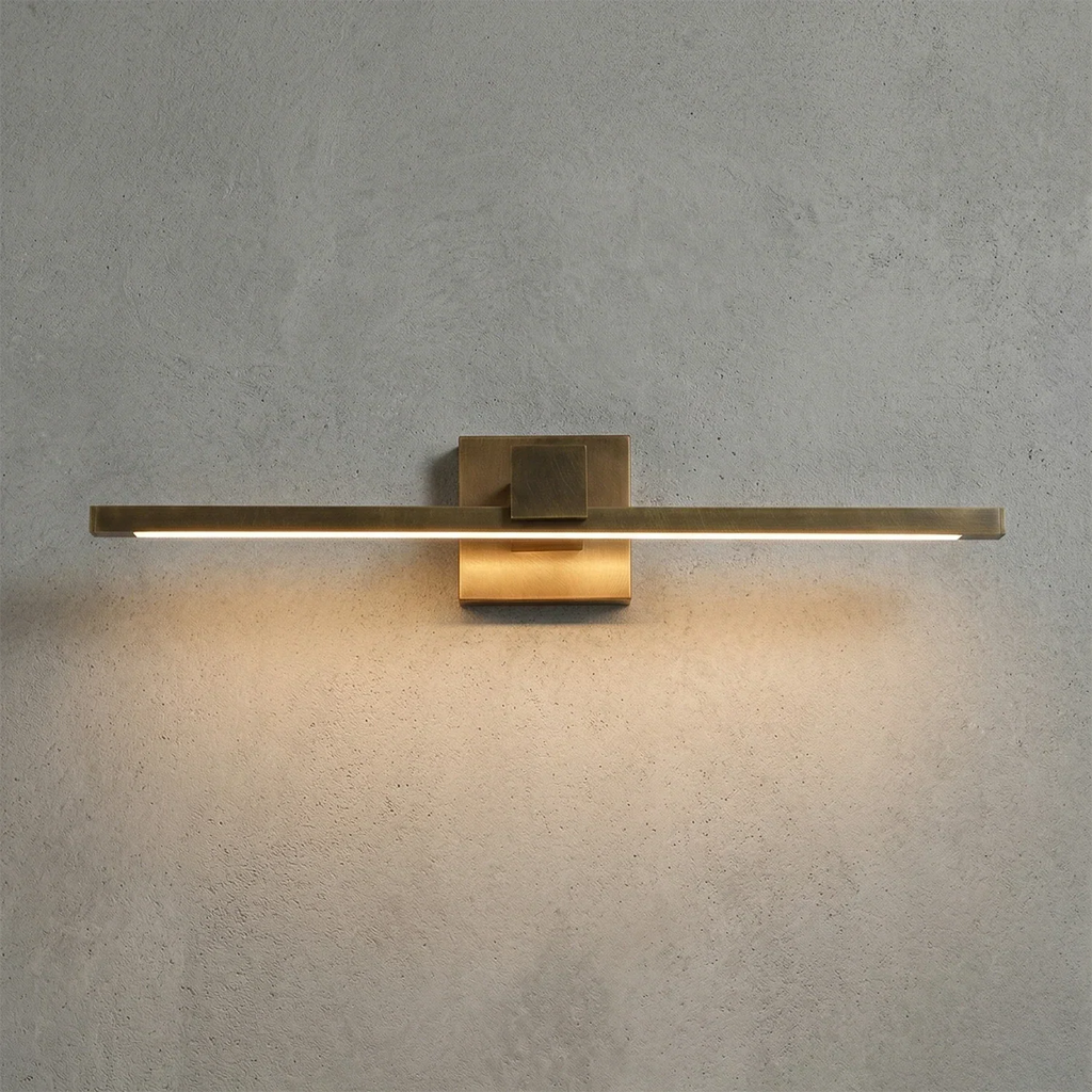 Corinth Brass Picture Light Wall Sconce | wildoxy