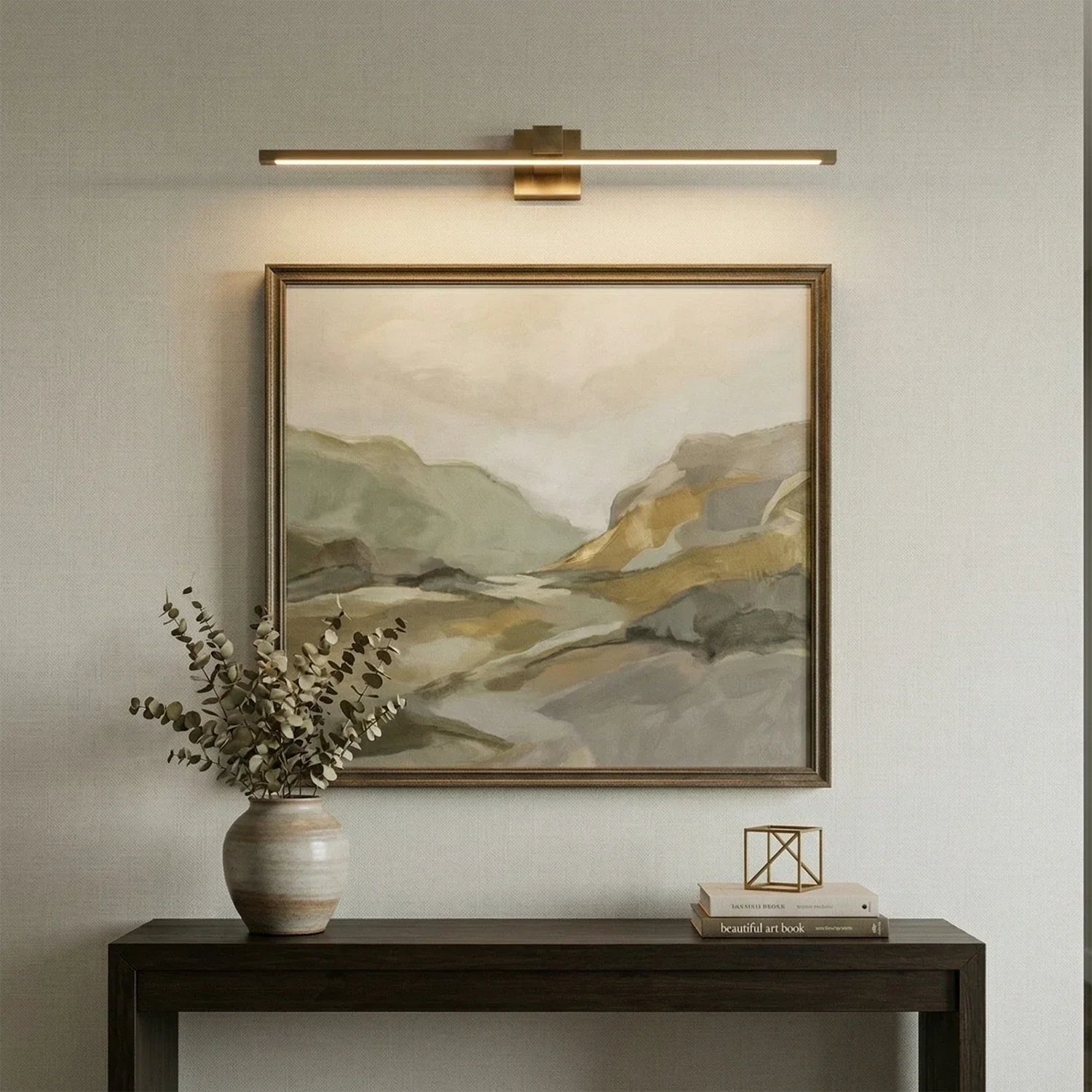 Corinth Brass Picture Light Wall Sconce | wildoxy