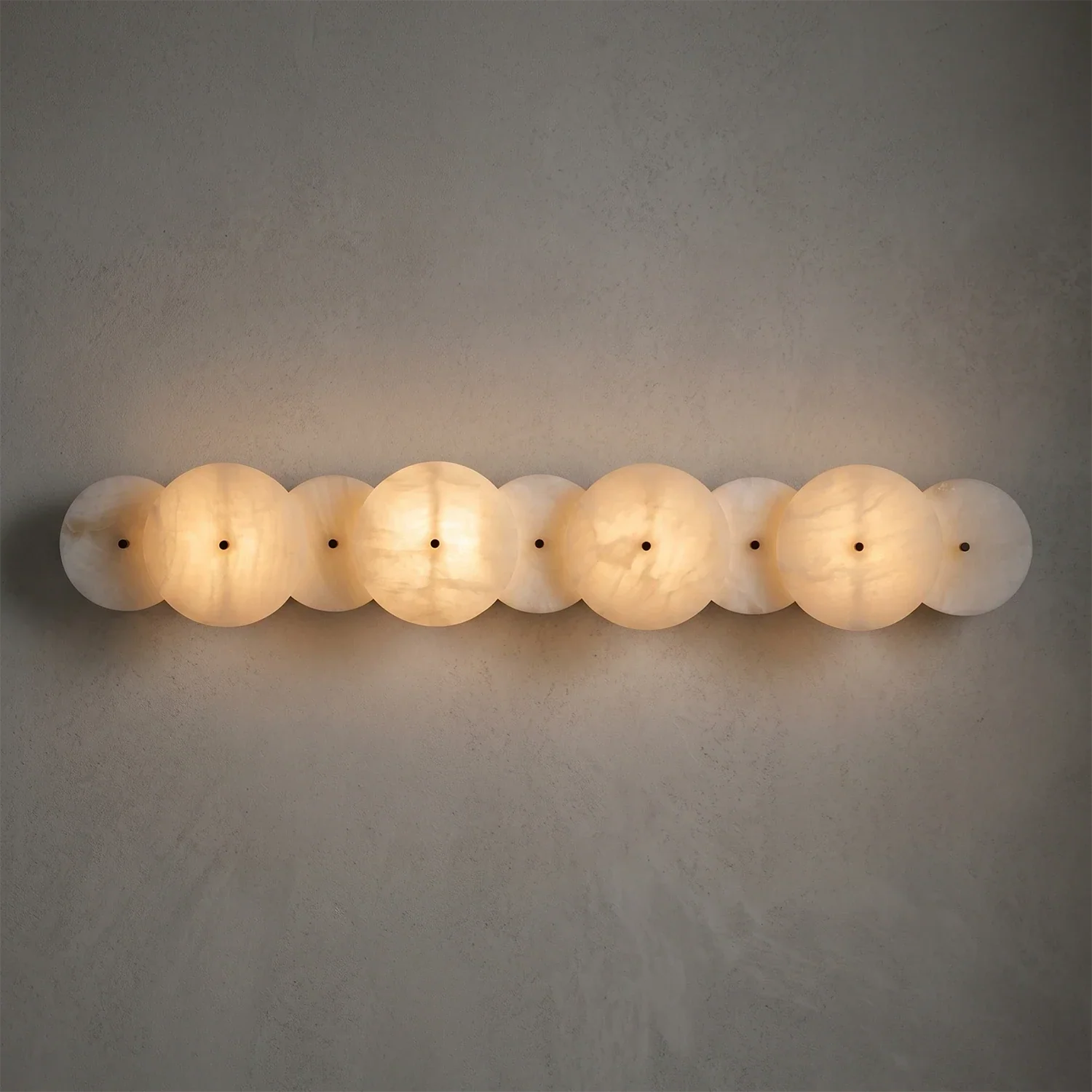 Cosmic Round Alabaster Wall Sconce | wildoxy