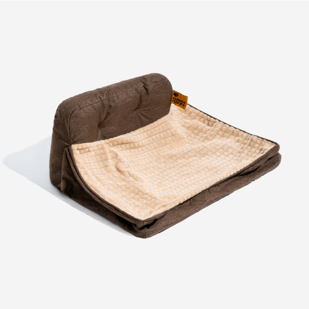 Washable Extra-Thick Plush Pet Cushion for Dogs & Cats