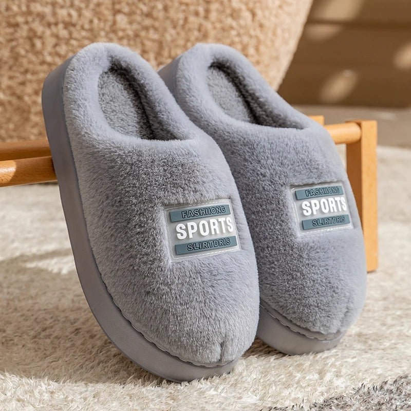 Dámské pantofle COZYBOW s mašlí — plyšová podrážka, útulné pohodlí