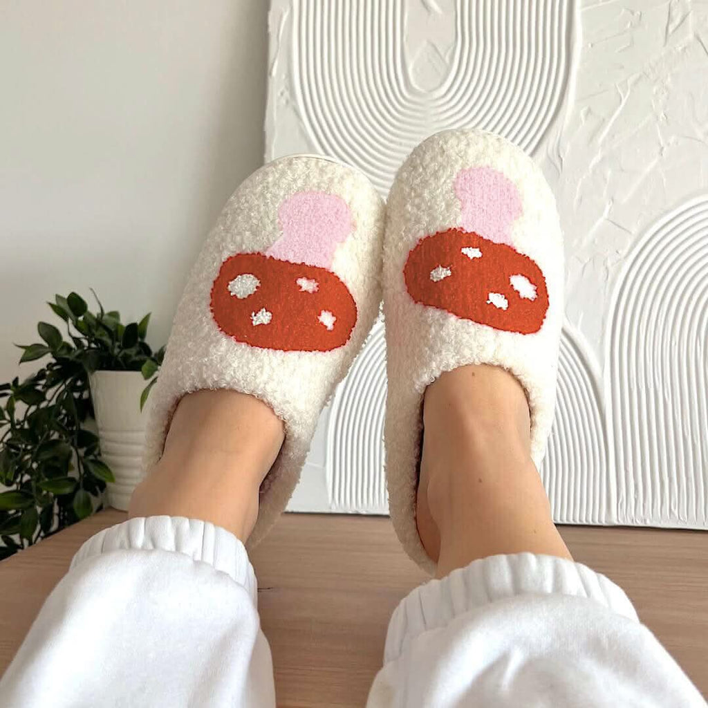 Cozyheart puha sherpa papucs — csúszásgátló külső talp