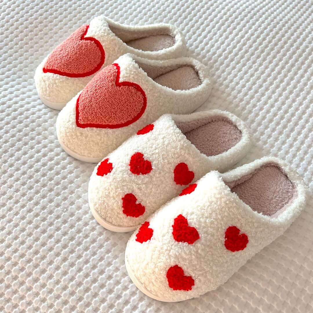 Cozyheart puha sherpa papucs — csúszásgátló külső talp