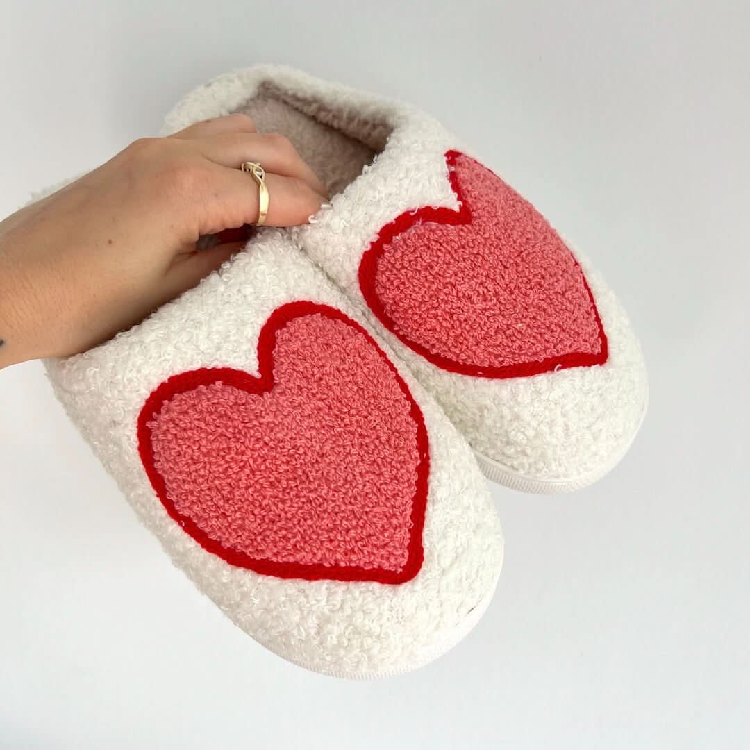 Cozyheart puha sherpa papucs — csúszásgátló külső talp