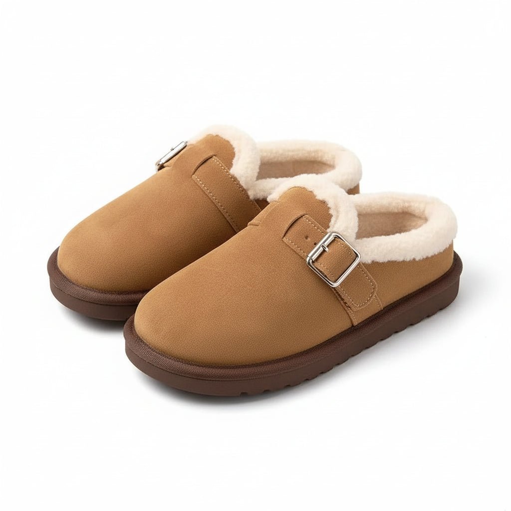 Sneakers slip-on rétro Cozymove, foderate in caldo pile