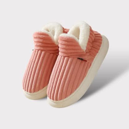 COZYWALK 冬用あったかスリッパ - 保温性のある内側、クッション性のあるフットベッド
