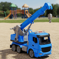 CraneMax Junior Realistic Construction Crane Toy — Rotating Arm, Built-In Lights and Sound