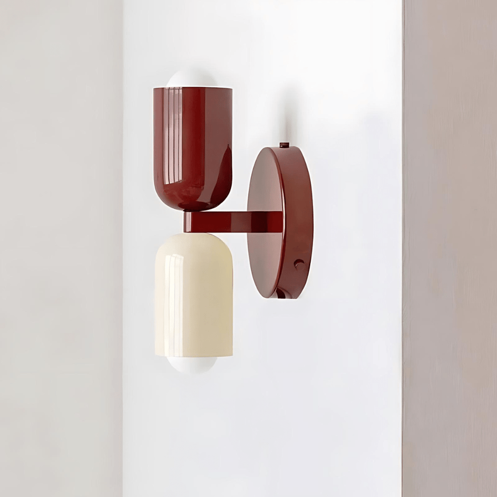 NovaLume Dual Light Warm Glow LED Wall Lamps — Twin Pair