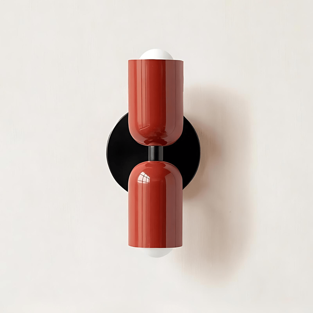 NovaLume Dual Light Warm Glow LED Wall Lamps — Twin Pair