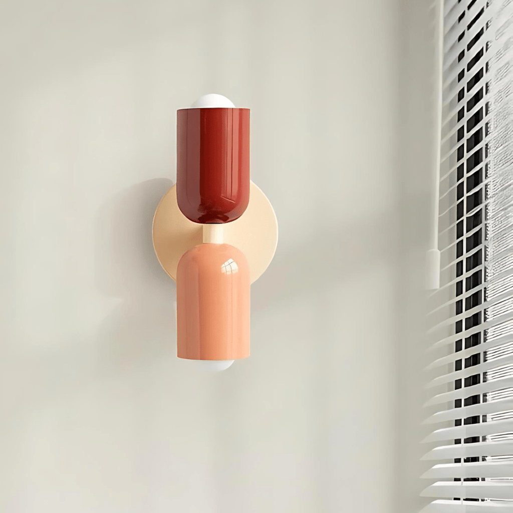 NovaLume Dual Light Warm Glow LED Wall Lamps — Twin Pair