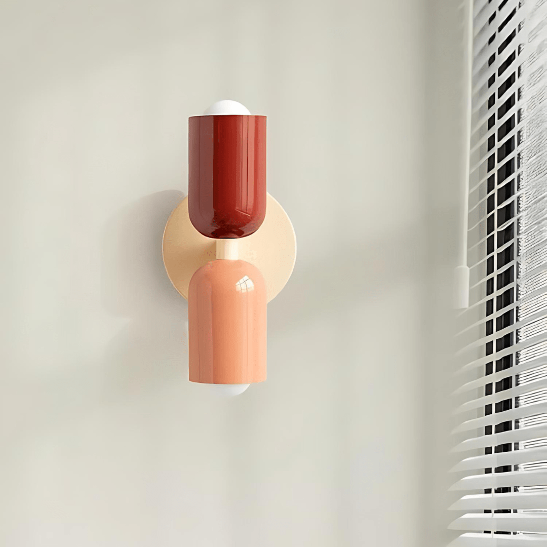 NovaLume Dual Light Warm Glow LED Wall Lamps — Twin Pair